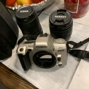 Minolta camera with Two lenses